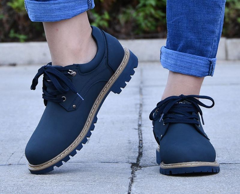 Josan Heren Casual Oxfords - Zwart
