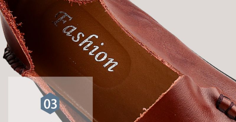 Josan Heren Loafers Casual Schoenen - Oranje