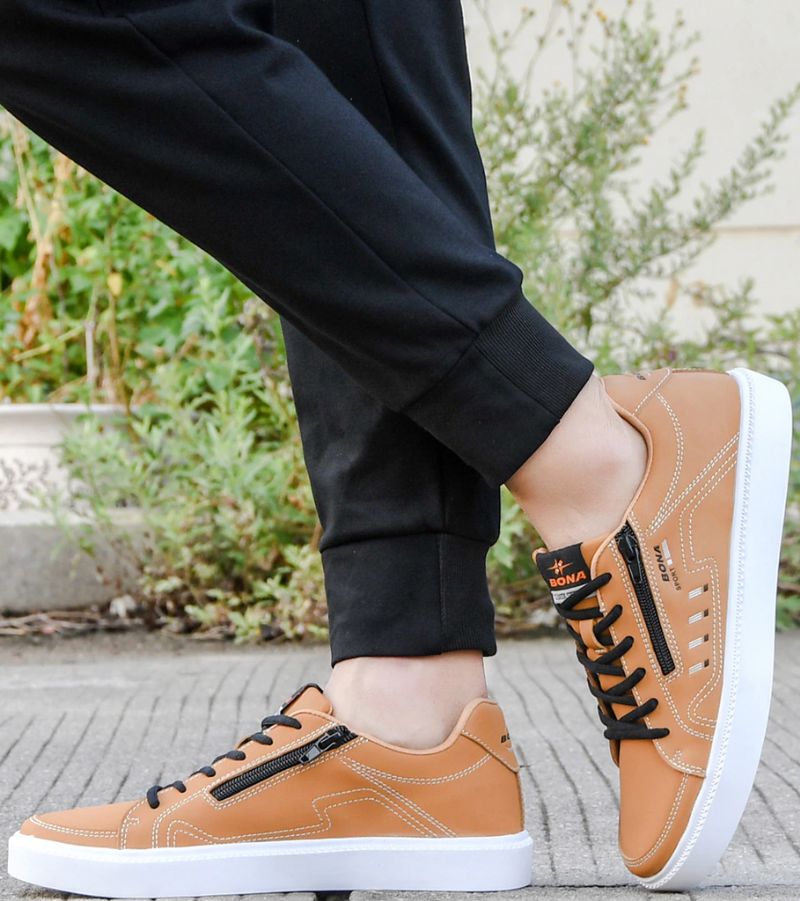 Jovi Casual Sneakers Voor Heren - Khaki