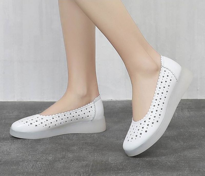 Jovina Dames Platte Schoenen - Zwart