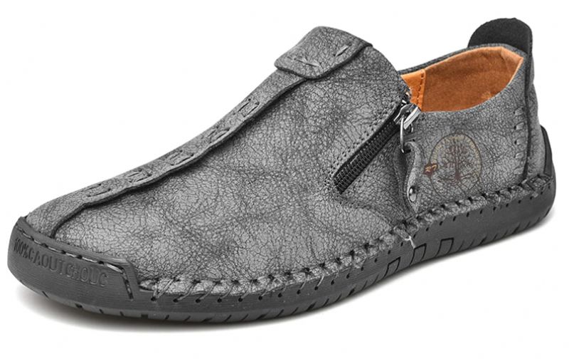 Joz Heren Loafers Casual Schoenen - Grijs