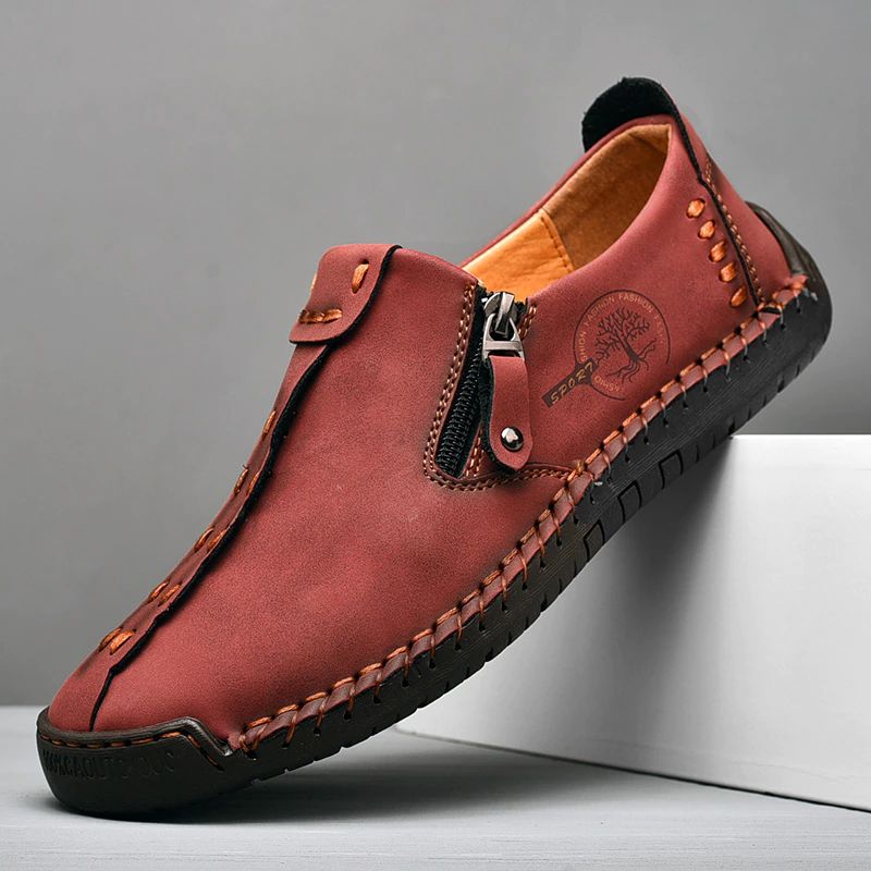 Joz Heren Loafers Casual Schoenen - Grijs