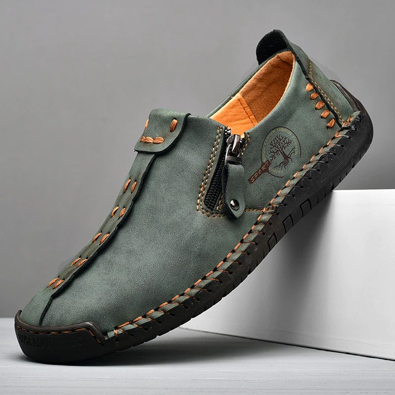 Joz Heren Loafers Casual Schoenen - Grijs