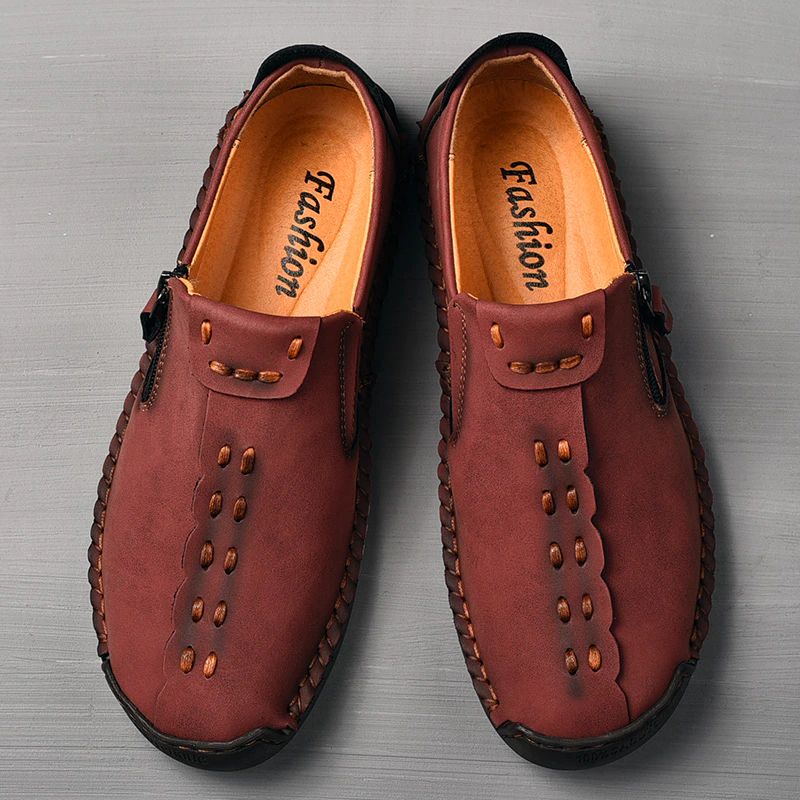 Joz Heren Loafers Casual Schoenen - Grijs