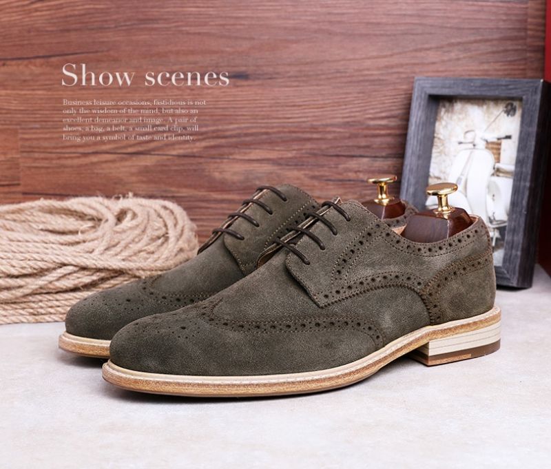 Juanes Heren Oxford Dress Schoenen - Beige