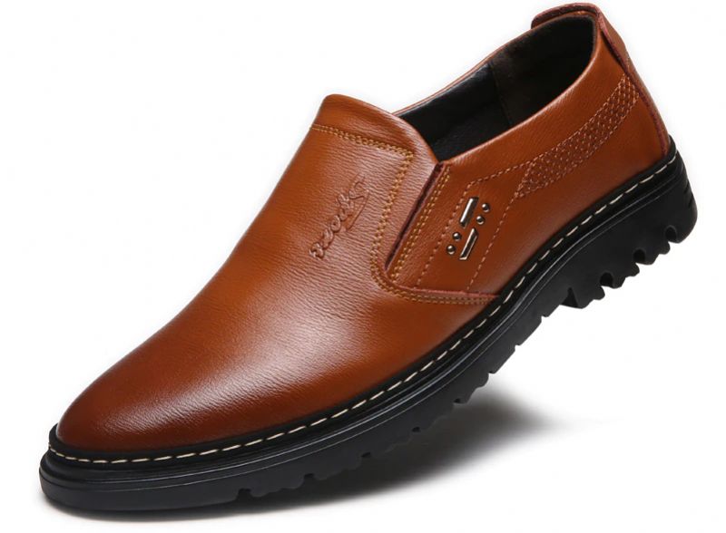 Juanvir Heren Loafers Geklede Schoenen - Zwart