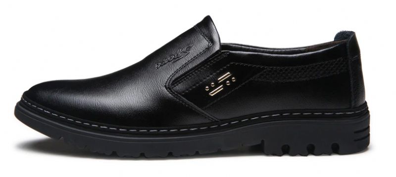 Juanvir Heren Loafers Geklede Schoenen - Zwart