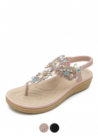 Julia Dames Casual Sandaal Met Strass