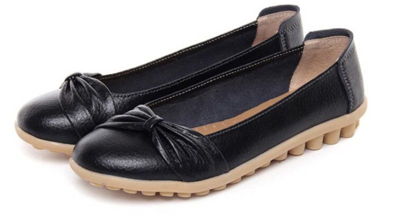 Julia Dames Comfortabele Platte Schoenen - Wit