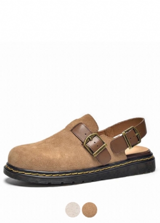 Julia Dames Riem Gesp Leren Sandalen