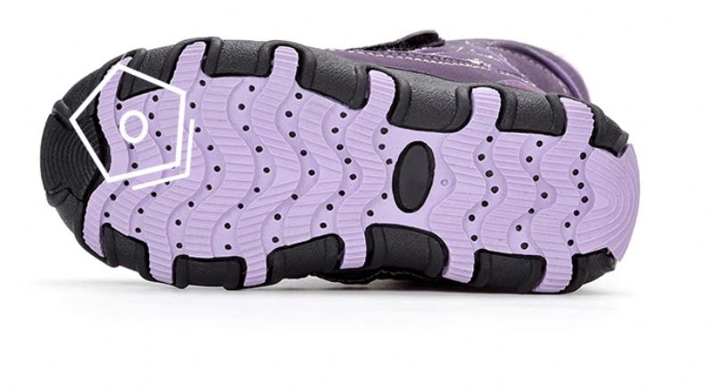 Julia Meisjes Snowboot - Paars Bont