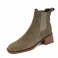 Khaki Kort Pluche