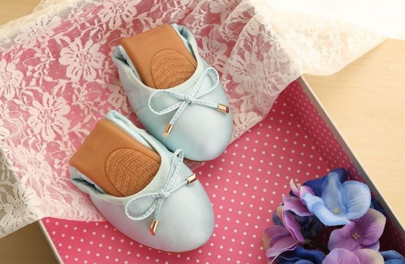 Julie Dames Platte Schoenen - Goud