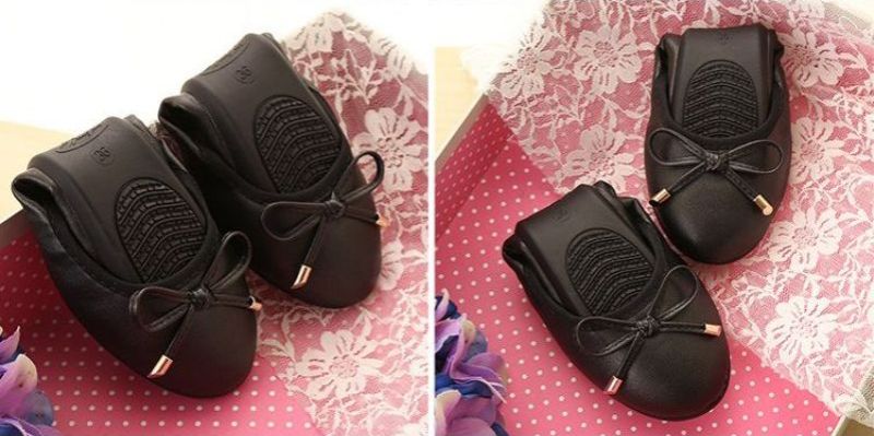 Julie Dames Platte Schoenen - Goud