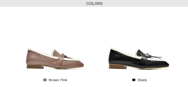 Julie Loafers - Bruin Roze