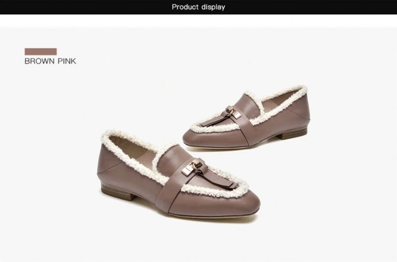 Julie Loafers - Bruin Roze