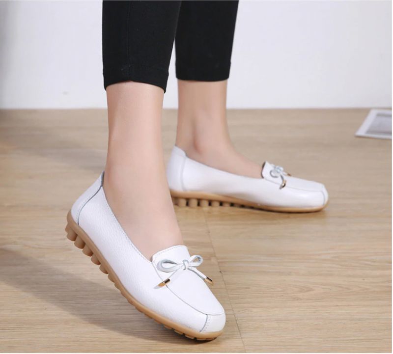 Junita Dames Loafer Schoenen - Zwart