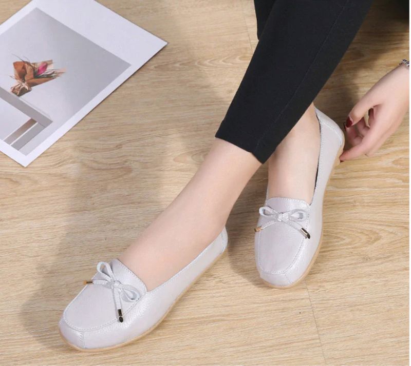 Junita Dames Loafer Schoenen - Zwart