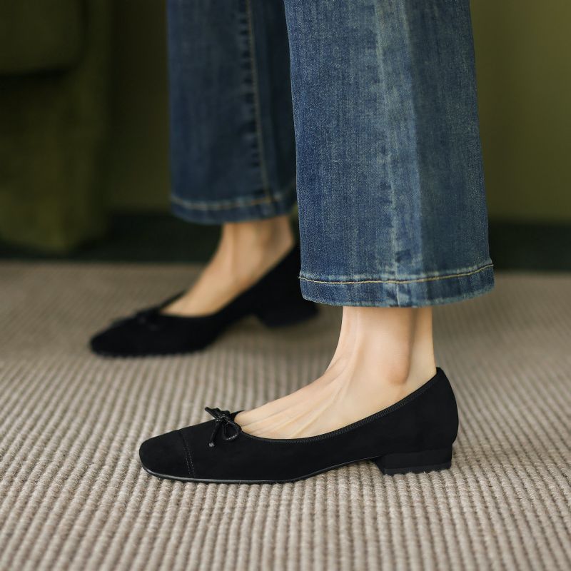 Kai Dames Casual Leren Pumps - Zwart