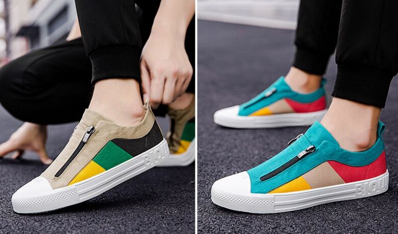 Kai Heren Loafers Casual Schoenen - Kaki