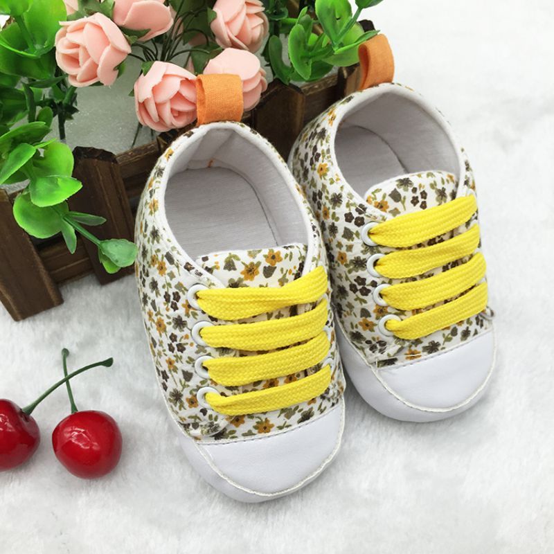 Kailin Baby Meisjes Casual Sneakers - Geel