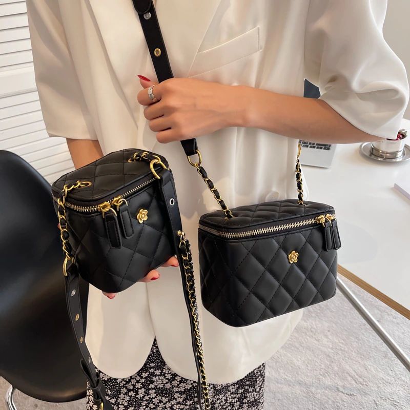 Kalan Dames Mini Box Handtas - Zwart Groot