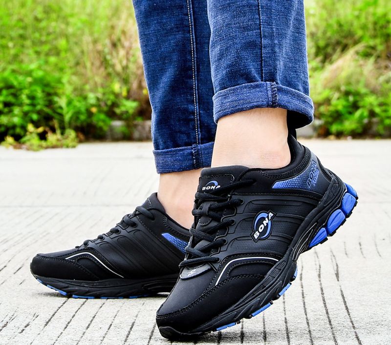 Kale Heren Mode Sneakers - Zwart