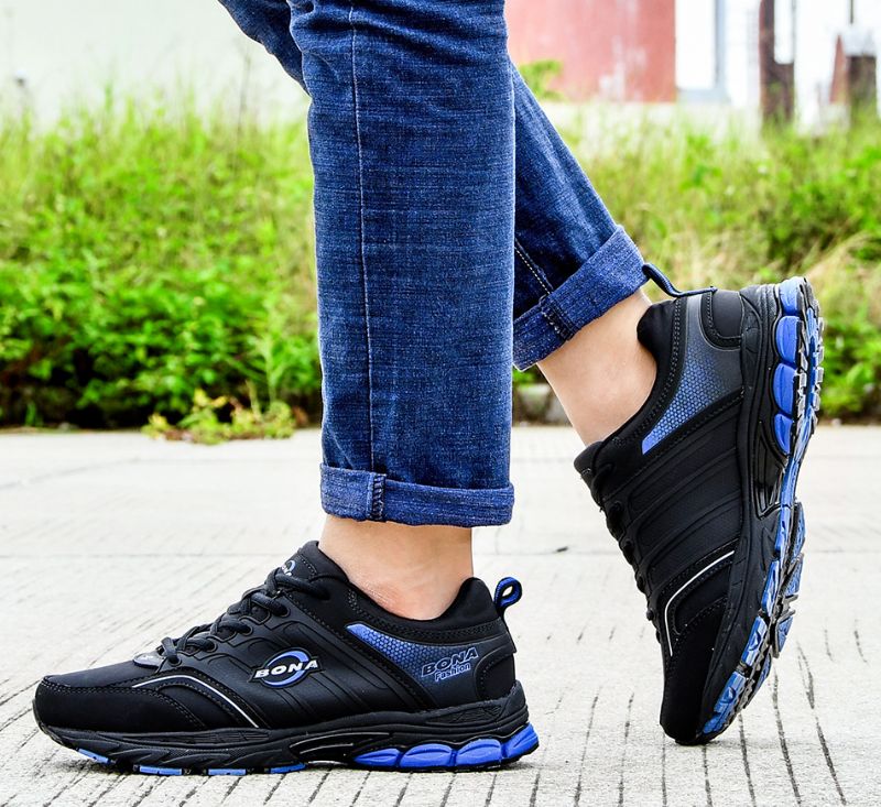Kale Heren Mode Sneakers - Zwart