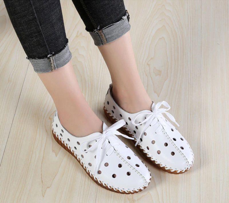 Kali Dames Loafer Schoenen - Wit
