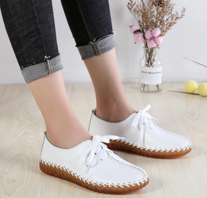 Kali Dames Loafer Schoenen - Wit