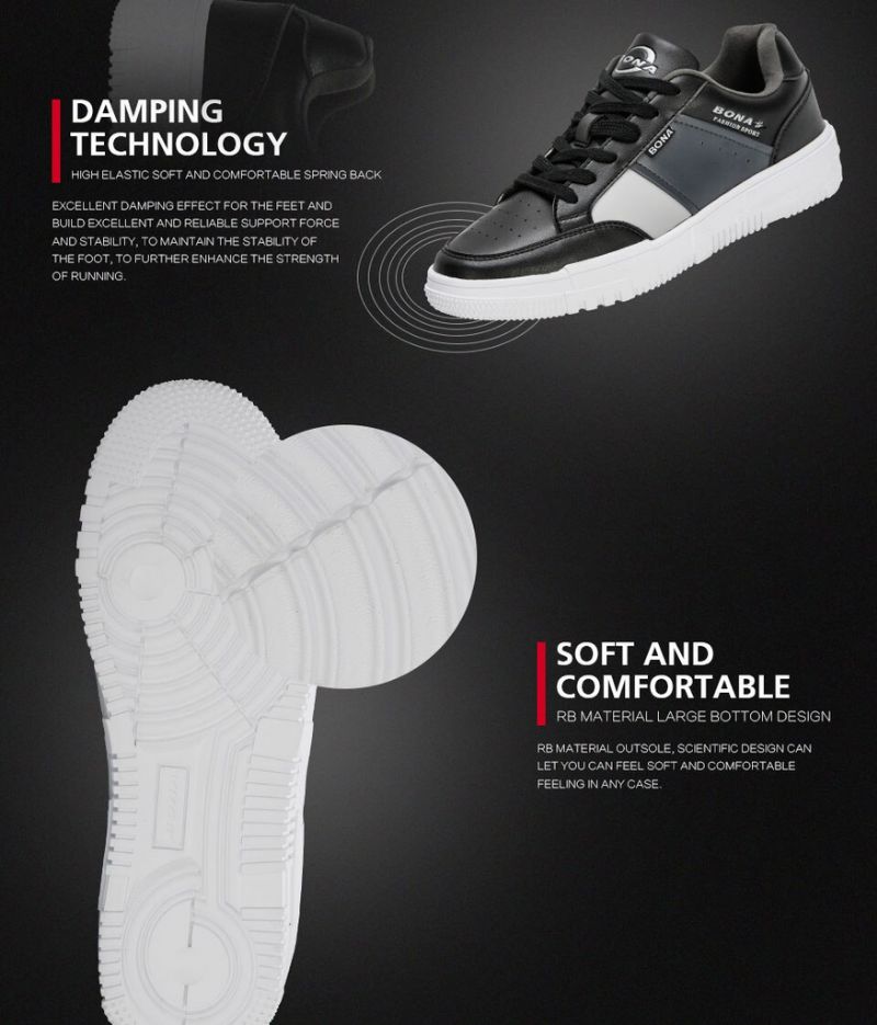 Kalius Heren Comfortabele Sneakers - Zwart