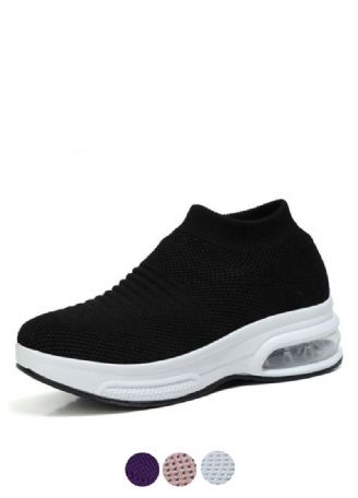 Kalu Platform Sneakers Voor Dames Zwarte