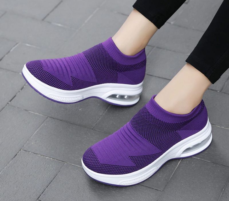 Kalu Platform Sneakers Voor Dames Zwarte - Zwart