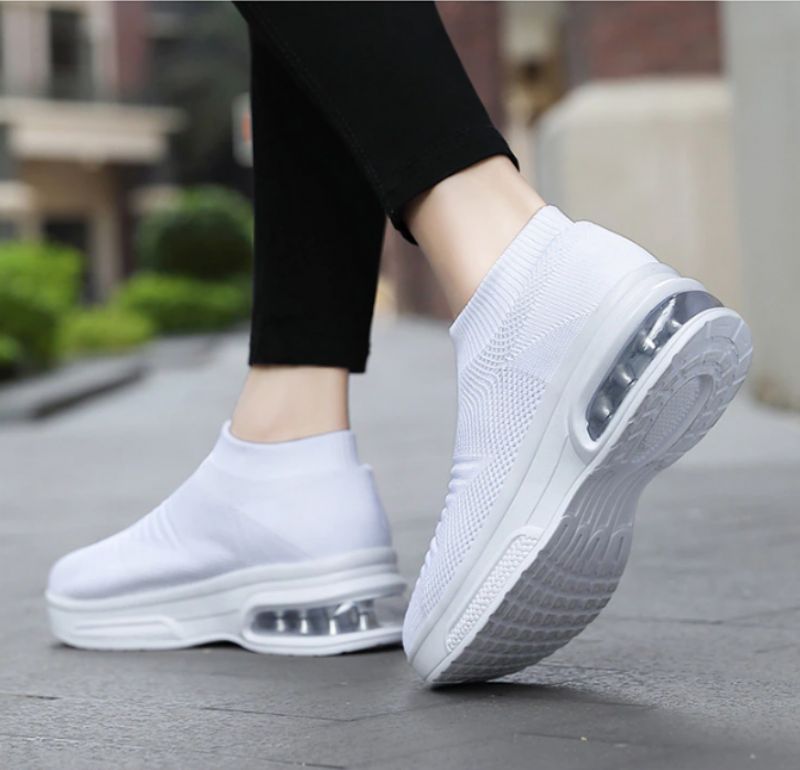 Kalu Platform Sneakers Voor Dames Zwarte - Zwart