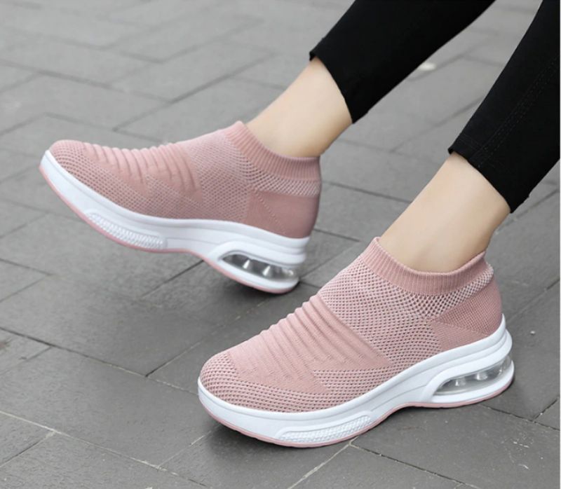 Kalu Platform Sneakers Voor Dames Zwarte - Zwart