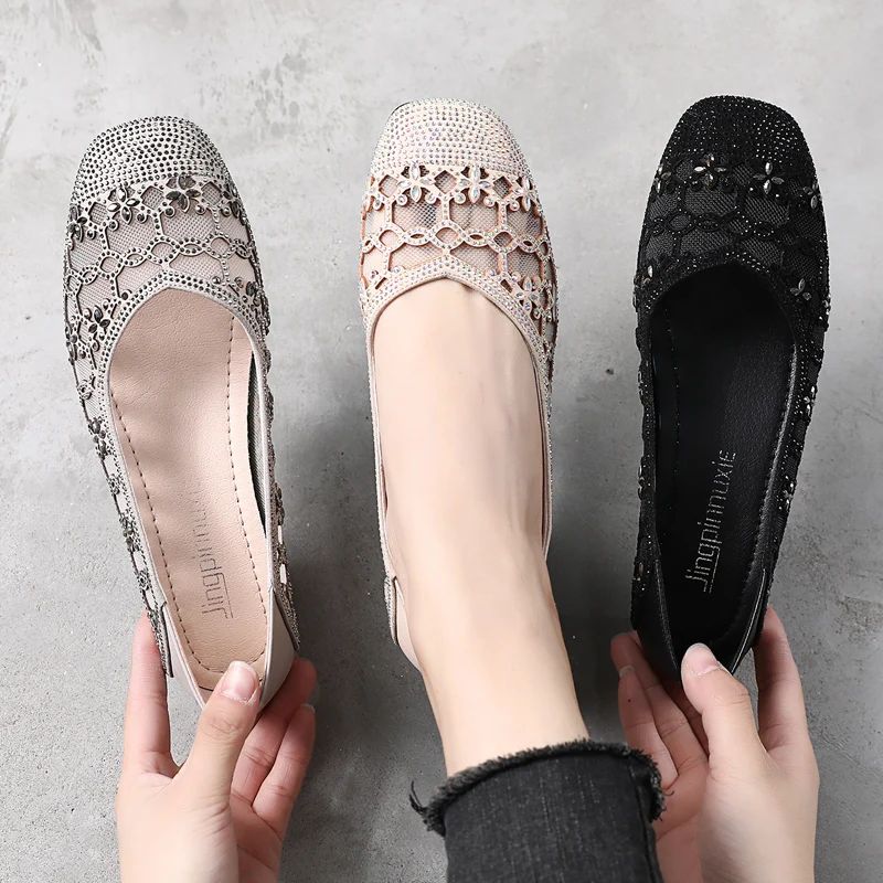Kamila Dames Zomer Mode Pumps - Zwart