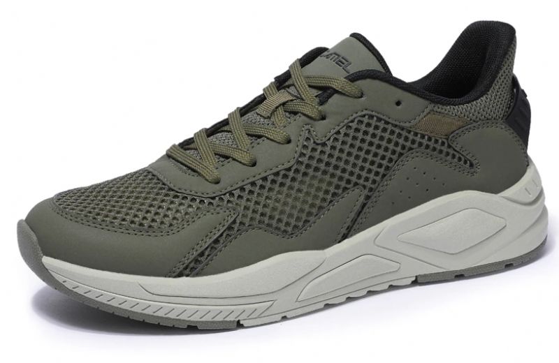 Kang Lichtgewicht Sneaker Voor Heren - Olijfgroen