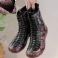 Zwart winter Pluche