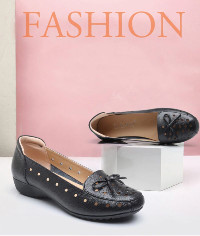 Karen Damesloafers - Zwart Hollow