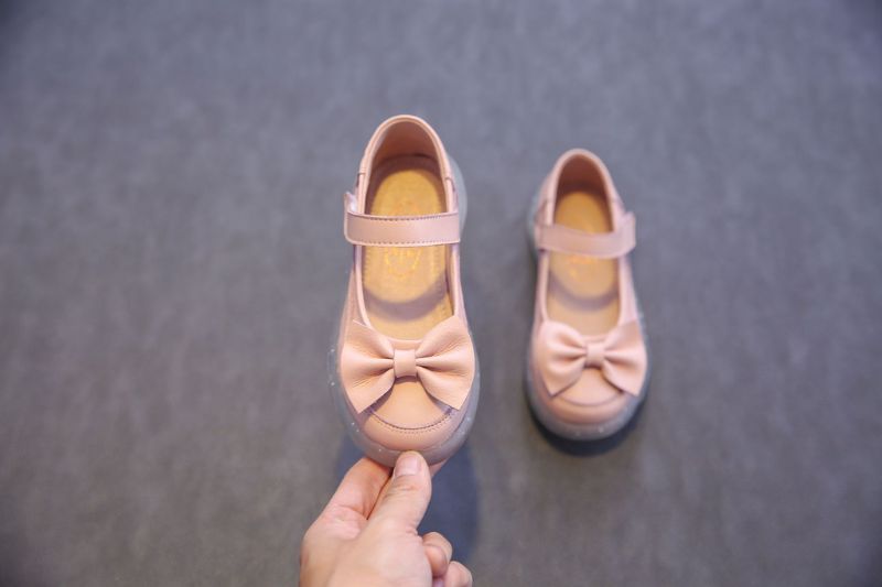 Karla Platte Schoenen Voor Meisjes - Zwart