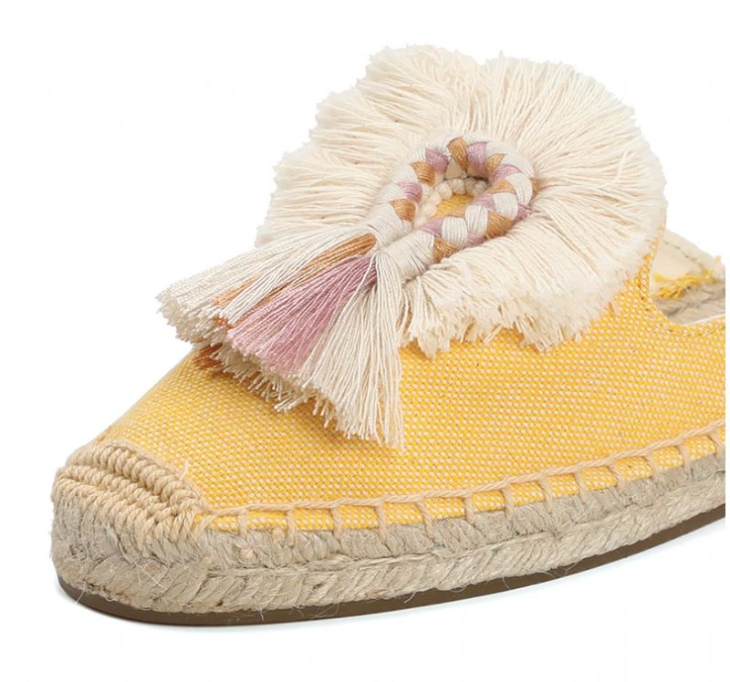 Karol Dames Multi Espadrilles - Geel