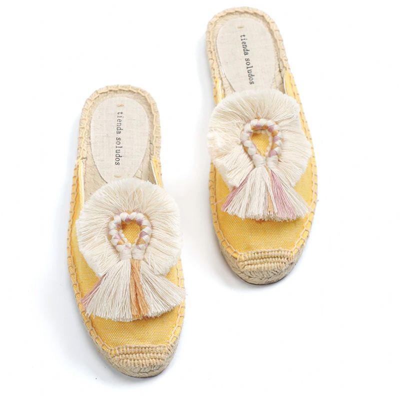 Karol Dames Multi Espadrilles - Geel