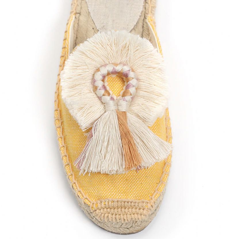 Karol Dames Multi Espadrilles - Geel