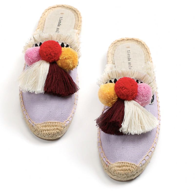Karol Dames Multi Espadrilles - Geel