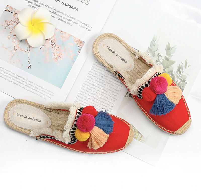 Karol Dames Multi Espadrilles - Geel