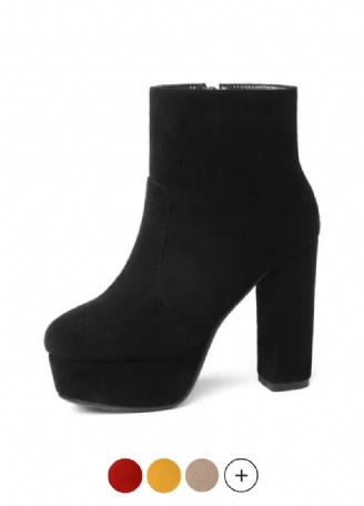 Karola Dames Platform Enkellaarsjes