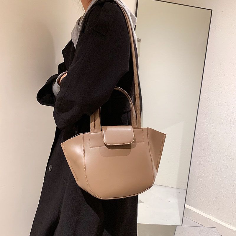 Karoli Dames Designer Korte Handvat Leren Cross Schouder Handtas - Zwart