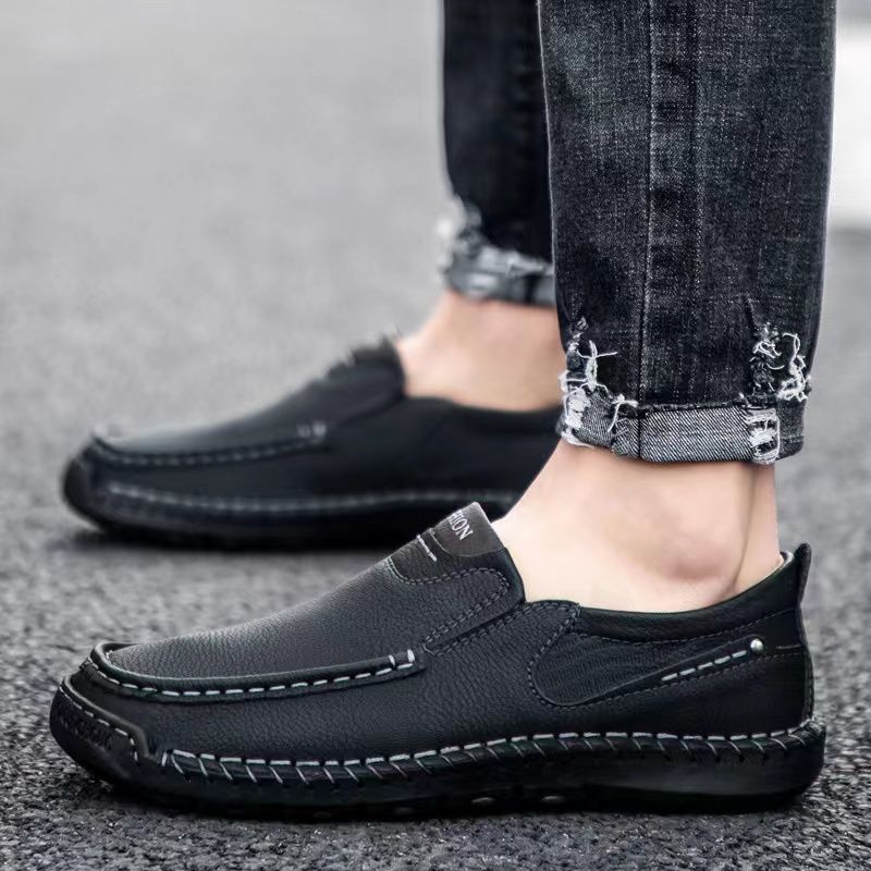 Karson Heren Loafer Casual Schoenen - Kaki