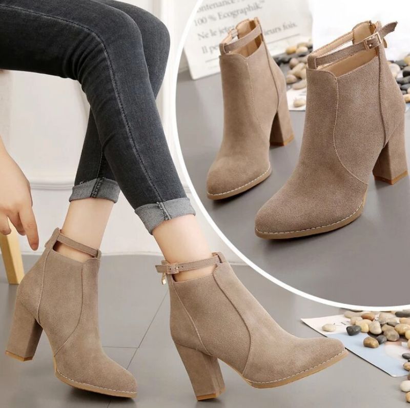 Kasie Dames Laarzen - Beige