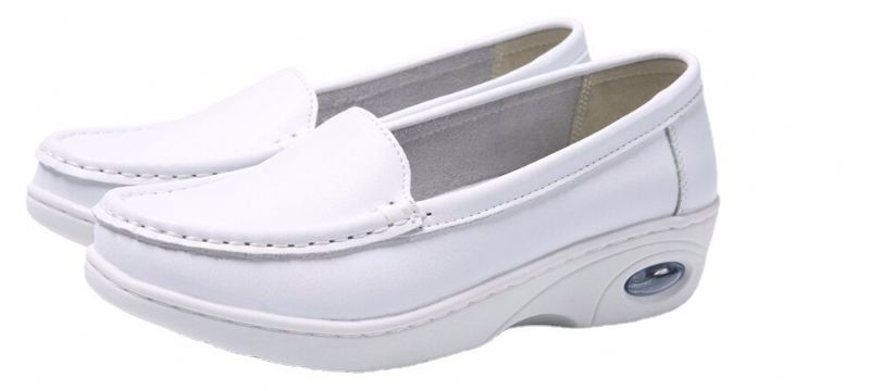 Kata Dames Platte Schoenen - Wit